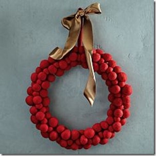 felted wreath