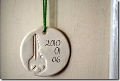 house key ornament