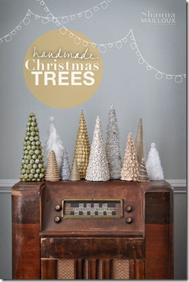 paper christmas trees