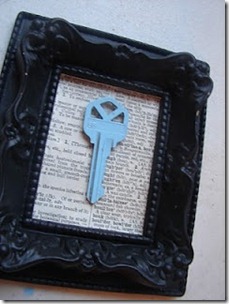 framed key