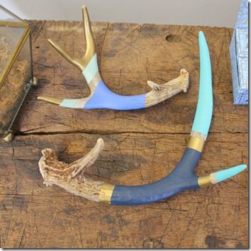 painted antlers